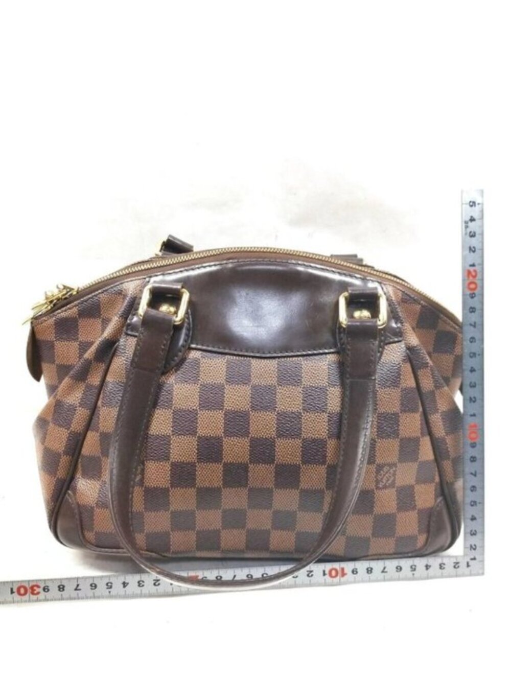 Authentic Louis Vuitton Verona PM Damier Ebene Shoulder Bag Brown LV Tote - Picture 3 of 16